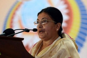 尼泊爾總統班達里。（圖源：AFP）