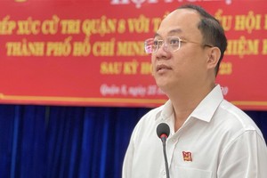 市委副書記、市委組織處主任阮胡海。（圖源：市黨部新聞網）