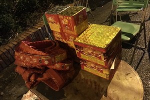 被查獲的非法走私鞭炮。（圖源：警方提供）