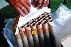 商販指引燃燒進口鞭炮。