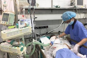 傷者T.V.C 當前仍在該院重症監護室接受救治中。（圖源：院方提供）