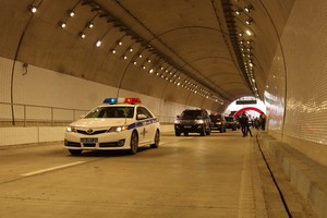海雲２隧道通車。（圖源：阮強）