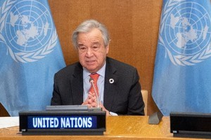 聯合國秘書長古特雷斯。（圖源：新華社）