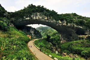 中國年代最久的天生橋，私藏在廣西大山裡，距今已有2億多年歷史。
