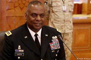 美國國防部長奧斯汀。（圖源：AFP）