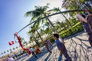 豎旙旗儀式是一項民間傳統活動。