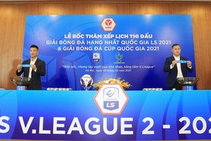 2021年越南足球乙級聯賽及國家盃足球賽分組抽籤儀式