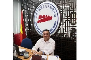 越南中商會胡志明市分會會長趙騫。