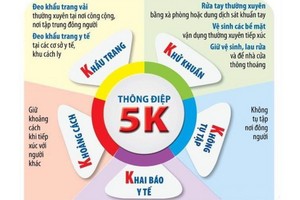 5K 抗疫原則。（圖源：互聯網）