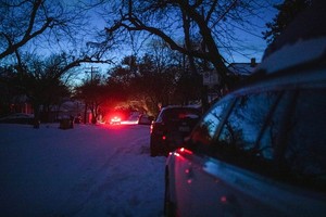 美國得州奧斯丁的一個街區遭斷電。（圖源：紐約時報）