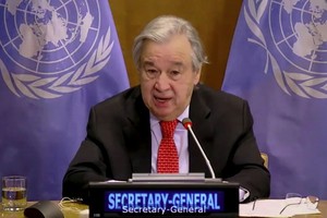 聯合國秘書長古特雷斯。（圖源：AP）