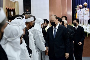 黨政領導慰問張永仲同志家屬。（圖源：TTO）