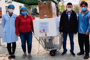 圖為大水鑊醫院的快速反應小組於2月20日啟程趕往海陽省，為該省的疫情防控工作提供支援。（圖源：院方提供）