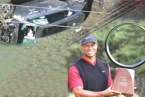 高爾夫球巨星，左上圖為事發現場。（圖源：互聯網）