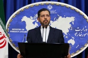 伊朗外交部發言人哈提卜扎德。（圖源：阿納多盧通訊社）