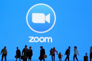 視頻會議軟件公司 Zoom 成為2020年年度熱股，股價翻了近5倍。（示意圖源：互聯網）