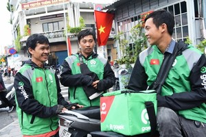 眾多司機加入GoFood送貨行列。（圖源：玉劉）