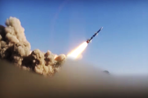 一枚Quds-2巡航導彈發射。（圖源：Getty Image)）