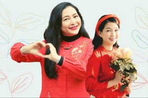 華人女企業家龐美玲(右)。