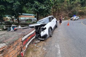 圖為2月24日在保祿嶺上發生的一起交通事故，導致一名7歲男童死亡。（圖源：嘉平）