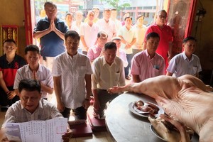 決勝村關帝廟關照華人同胞