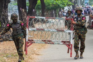 緬甸國家管理委員會已決定在仰光更多地區實施軍事管制。（圖源：路透社）