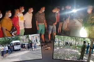 非法入境的中國籍人員被職能力量查獲並拘留。（圖源：警方提供）