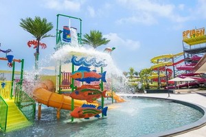 圖為 Alma 度假區的水上樂園。