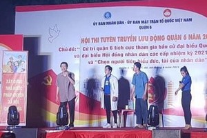 第六郡舉辦選民積極參加選舉宣傳活動