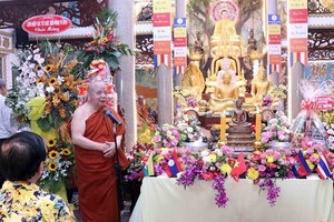 柬老緬泰傳統新年慶祝活動現場一瞥。（圖源：越通社）