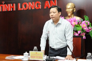 隆安省人委會副主席范晉和。（圖源：隆安報）