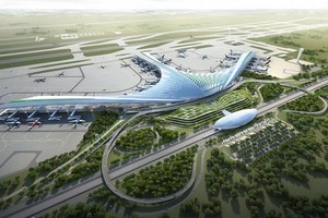 隆城機場總體設計圖。（圖源：ACV）