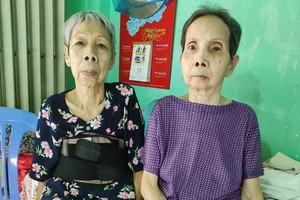 劉麗香（左）與姐姐劉麗芳均患上同樣的病症。