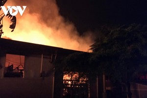 火警現場。（圖源：VOV）