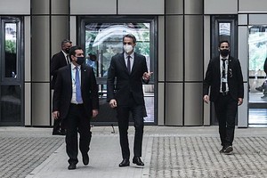 希臘總理米佐塔基斯到訪移民和庇護部。（圖源：Eurokinissi）