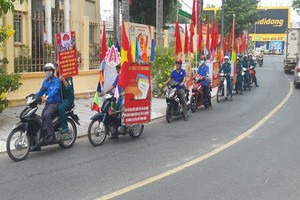 青年團員加強宣傳　營造選舉濃厚氛圍
