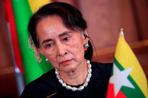 緬甸全國民主聯盟領導人昂山素姬。（圖源：路透社）