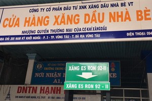 位於頭頓市第三坊南圻起義街205號的芽皮8加油站因銷售劣質汽油遭重罰。（圖源：市場管理總局）