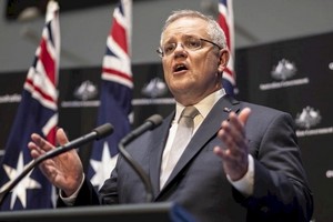 澳大利亞總理莫里森。（圖源：推特）