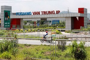 圖為北江省疫區之一的雲中工業區。（圖源：志慧）