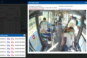 智能監控可發現不戴口罩乘客。（圖源：視頻截圖）