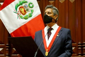 秘魯總統弗朗西斯科‧薩加斯蒂。（圖源：路透社）