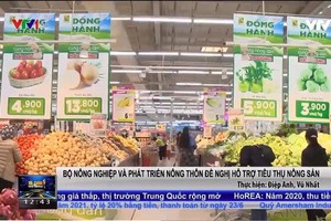 農業與農村發展部建議各相關部門在疫情下聯手協助農產品銷售活動。（圖源：VTV視頻截圖）