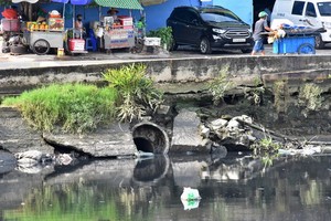 廢水排放至第八郡豆腐涌。