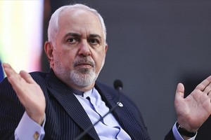 伊朗外長扎裏夫在安塔利亞外交論壇上。（圖源：阿納多盧通訊社）