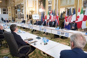2021年6月4日，七國集團財長在倫敦舉行會議。（圖源：路透社）