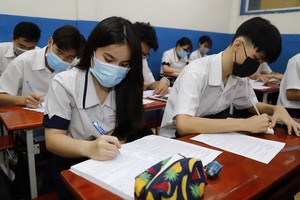 高考考場。（示意圖源：青梅）