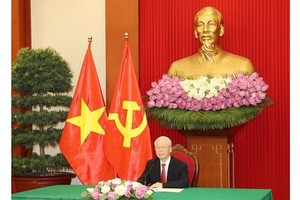 阮富仲總書記出席中共與世界政黨領導人峰會