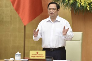 黨中央政治局委員、政府總理范明政。（圖源：越通社）