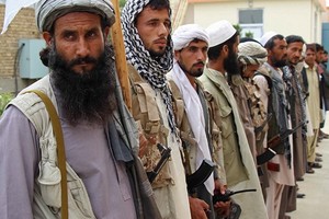塔利班武裝人員。（圖源：AFP）